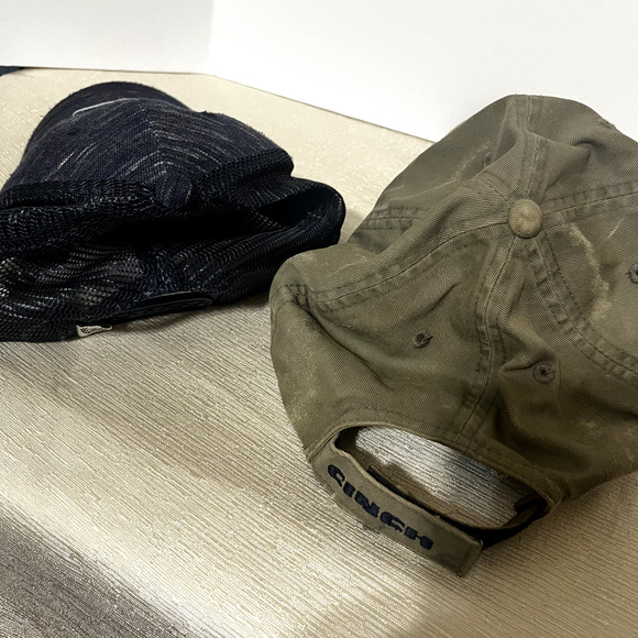 Lot of 2 Cinch Jeans Cattle Company SnapBack Trucker Hat Cap Mesh Back - Picture 4 of 11